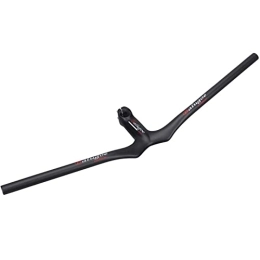 QUOCOSE Mountainbike-Lenker QUOCOSE 28, 6mm Fahrradlenker Integrierter Vollcarbon-Lenker Mountainbike Rennrad Vorbau Lenker Flach / Riser Fahrradlenker (Color : Curved, Size : 700-100mm)