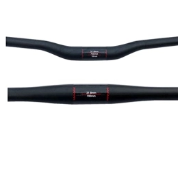 UGIF Ersatzteiles UGIF Fahrradlenker Carbon Lenker Matte Voll-UD-Kohlefaser Mountainbike Gerade Flach / Biegung Riser Lenker Fahrrad MTB Teil 31, 8 * 600-760 mm (Farbe: Rot)