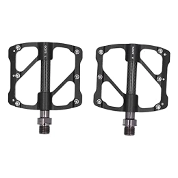 SPYMINNPOO Mountainbike-Pedales 1 Paar Fahrradpedal, Mountainbike-Pedale aus Aluminiumlegierung mit 3 Lagerpedalen rutschfeste Nägel Fahrradpedale(schwarz) Bicyclepedal Fahrräder Und Bicyclepedal Fahrräder Und Ersatzteile