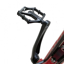BGGPX Ersatzteiles 1pair Mountainbike Pedal Leichte Aluminium-Legierung Lager Pedale BMX Straße MTB Fahrräder Fahrradzubehör (Color : Black)