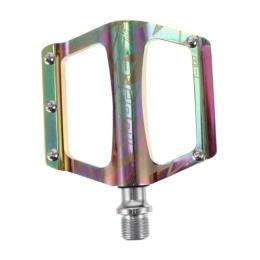 BESPORTBLE Ersatzteiles BESPORTBLE 2st Fahrradpedal Regenbogen Fahrrad Flaches Pedal MTB Flache Pedale Pedal Für Fahrrad Tretpedal Fahrrad Flache Pedale MTB-Pedale Lagerpedal Mountainbike Zubehör Aluminiumlegierung