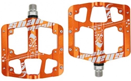 Lloow Ersatzteiles Bike Pedal, CNC gefräste Aluminiumgehäuse abgedichtete Lager, MTB BMX-Fahrrad-Pedal 9 / 16" Spindel 2020, Orange