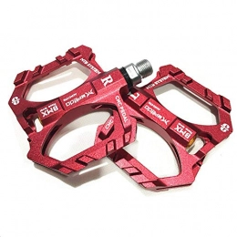 cewin Mountainbike-Pedales cewin Pedal Anti -Skip Pedal Three Bearing Pedal @Red Opel Bivalent for Ultra -Light Mountain Bike Pedal