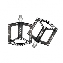 nurufsxin Mountainbike-Pedales Cnc craft 3 lager aluminiumlegierung pedale mountainbike Palin pedale rutschfeste füße nägel pedal rutschfeste staubdicht schmierpedal, schwarz