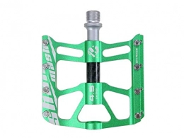 Eveter Mountainbike-Pedales Evetin Ultraleicht Mountainbike Pedale Trekking Rennrad Fahrradpedale mit Kohlefaser Abgedichtetes Lager 450 (Green)