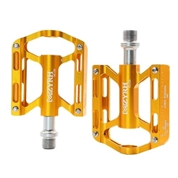 WPCASE Mountainbike-Pedales Fahrrad Pedale Flat Pedale MTB Fahrrad Pedalle MTB Pedale Fahrrad Pedal MTB Pedal Pedale MTB Mountainbike Pedale Fahrradpedale Mountainbike Pedalen Pedal Flat Pedale MTB Pedalen Gold, Free Size