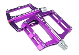 YOIQI Ersatzteiles Fahrradpedale Mountainbik MTB Fahrrad -Pedal -Bike -Accessoires Pedale Fahrrad (Color : Purple)
