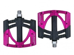 NOLOGO Ersatzteiles Fahrradpedale, MTB Bike Plattform 3 Lager Rennrad Pedale Ultrabergfahrradpedal Zubehör für Renn-MTB-Bikes (Color : Pink)