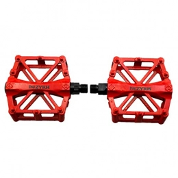 FCSW Mountainbike-Pedales FCSW Pedal, Fahrräder Plattformpedale Aluminium Biking Mountain MTB BMX Bikes Rennradpedale (Farbe : Red)