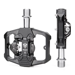 FOLODA Mountainbike-Pedales FOLODA MTB Pedale Mountainbike Pedale Wide Bearing Lightweight Aluminum Alloy Fiber Bicycle Platform Pedals for Mountainbike