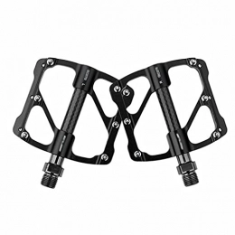 FSJD Mountainbike-Pedales FSJD Fahrradpedal Ultraleichtes Aluminiumlegierungspedal Mountain Road Bike Pedal Fahrradzubehör, schwarz, 9, 2 cm × 11, 4 cm × 1, 4 cm