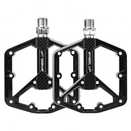 GLYIG Ersatzteiles GLYIG Mountainbike-Pedal Aluminium rutschfeste Fahrradplattform Flache Pedale Für Road Mountain BMX MTB-Fahrrad, CNC-gefräste, Versiegelte Lagerpedale Mit Rutschfesten Nägeln