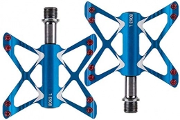 GPWDSN Ersatzteiles GPWDSN Rennradpedale, rutschfeste Fahrradradpedale, Neue rutschfeste robuste Mountain-MTB-Fahrradpedale aus Aluminium Ultraleichte Rennrad-Hybridpedale