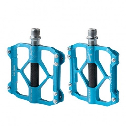 Hysenm Ersatzteiles HYSENM Fahrradpedale Aluminium 3 versiegelte Kugellager, blau