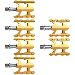 INOOMP Mountainbike-Pedales INOOMP 3 Stück Kinder-Fahrradpedale Kinder-Stollen MTB-Pedale Fahrradpedale Stollen Für Kinder Pedale Mountainbike-Pedal Für Fahrrad Rennwagen Fahrradschuhe K3 Goldene