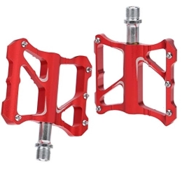 JINDI Ersatzteiles JINDI Leichtes Fahrradpedal, hochwertiges Rennradpedal, für Rennrad-Mountainbike(rot)