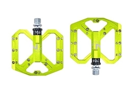 LIANYG Mountainbike-Pedales LIANYG Fahrradpedale Bike Pedals MTB Straße 3 Versiegelte Lager Fahrradpedale Mountain Bike Pedals Wide Platform 772 (Color : Green)