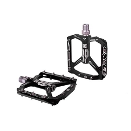 LIANYG Mountainbike-Pedales LIANYG Fahrradpedale Ultralight Fahrradpedal Alle MTB Mountainbike Pedal Material + DU Bearing Aluminium Pedale 772 (Color : Black)