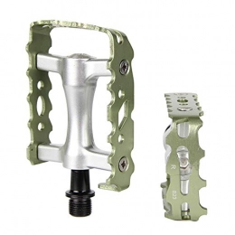 LOYFUN Mountainbike-Pedales LOYFUN Radfahren Plattform Pedale, 9 / 16"Wide Plus Aluminiumlegierung Flat Cycling Pedals 3 Sealed Bearing Axle for Mountain BMX Rennräder