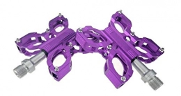 MJS Ersatzteiles MJS JHXC Mountain Bike Pedale Bearing Aluminiumlegierung Leichtgewichtler Rennrad Pedal Fahrradteile (Color : Purple)