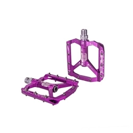 NOOLAR Mountainbike-Pedales Mountainbike-Pedale, ultraleichtes Fahrradpedal, vollständig CNC-Mountainbike-Pedal, L7U-Material + DU-Lager-Aluminiumpedal (Color : Purple)