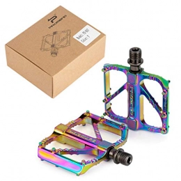 N/G Ersatzteiles N / G 1 Paar Rutschfestes Mountain Bike Pedal, Pedale Aus Aluminium Legierung, Bunte Fahrrad Plattform Flachpedale Für Road Mountain BMX MTB Bikes