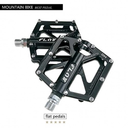 nurufsxin Mountainbike-Pedales Neue Fahrradpedal doppelseitig breite rutschfeste Aluminiumlegierung Lager Pedale Mountainbike Schnee Peilin Pedal schwarz