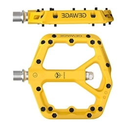 Pomrone Mountainbike-Pedales Pomrone Pedal für Mountainbike - Fahrradpedale mit 9 / 16 Zoll Alu-Spindel - Fahrradpedale Ersatz 9 / 16 Zoll, Mountainbike-Pedale passend für die meisten Erwachsenenfahrräder