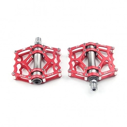  Mountainbike-Pedales Stollensatz Pedal Berg Spur Fahrradpedal Mountainbike Pedal Breite Plattform Pedal Mountainbike Zubehör (Color : Red)