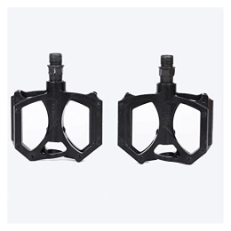 WIPP Mountainbike-Pedales WIPP Fahrrad-Mountainbike-Pedal 1 Paar Fahrradpedal Doppel-DU-Lager Aluminiumlegierung Ultralight Mountain Road Bike Pedal Fahrradzubehör (Color : M195-Black) Mountainbike-Teile (Color : M195Black)