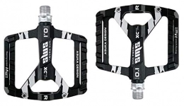 WSGYX Ersatzteiles WSGYX 1 Paar Ultraleichte Fahrrad MTB Road Mountain Bike Pedale Aluminiumlegierung Anti-Slip Universal Fahrradpedale Für Fahrradzubehör Bike Pedals (Color : Black)