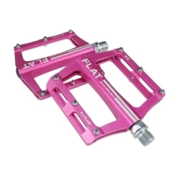 xinlinlin Ersatzteiles xinlinlin Mountainbike -Plattform Aluminiumlegierung Fahrrad mit Pedalen tragen MTB Big Flat Ultralight Bicycle Pedal Bike Parts Accessoires (Color : Pink)