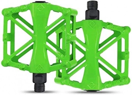 XLXay Ersatzteiles XLXay Fahrradpedale, flache Plattform-Pedale, rutschfest, für Mountainbike, BMX, Outdoor, Fahrrad (grün), grün, M