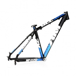 Mountain Bike Ersatzteiles AM / XF220 Mountainbike-Rahmen, 26 / 27, 5 Zoll Leichter Aluminium-Legierung Fahrrad-Rahmen, for DIY Montag von Mountainbike-Zubehör (schwarz / blau) (Size : 26")