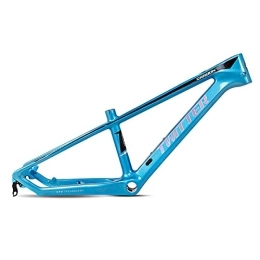DFNBVDRR Ersatzteiles DFNBVDRR Mountainbike-Rahmen 20 Zoll Kohlefaser BMX / MTB-Rahmen 10, 5 Zoll Scheibenbremse Fahrrad BSA68 Rahmen Schnellspanner Abstand Hinten 135mm Für Cross-Country-Fahrrad (Color : Blue, Size : 20in)