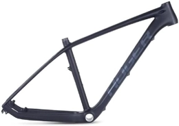 WLKY Ersatzteiles Fahrradrahmen, 27.5er Vollcarbon-Mountainbike-Rahmen, Superleichte 19-Zoll-Carbon-MTB-Rahmen (Schwarz)