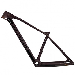 HNXCBH Ersatzteiles HNXCBH Fahrradrahmen Carbon-Faser-Boost-Rahmen im Freien Mountain Bike Zubehör MTB Fahrrad-Rahmen 148 * 12 Maximale Reifen 2.35 (Color : Brown, Size : 29er 17 inch BSA)