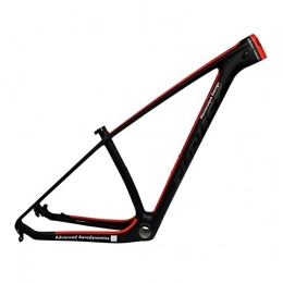 HNXCBH Ersatzteiles HNXCBH Fahrradrahmen Carbon-Faser-Rot MTB Fahrrad-Rahmen MTB Carbon Rahmen Carbon Mountain Bike Rahmen Carbon-Rahmen (Color : A, Size : 27.5er 17 inch BSA)
