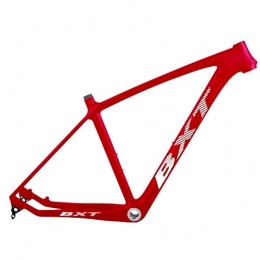 HNXCBH Ersatzteiles HNXCBH Fahrradrahmen MTB Carbon Rahmen 29in Carbon-Mountainbike-Rahmen 142 * 12 oder 135 * 9mm Fahrradrahmen 3K Matt / Glanz MTB Rahmen (Color : Full red, Size : 17.5inch matt)