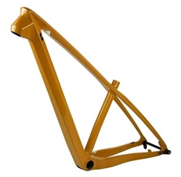 HNXCBH Ersatzteiles HNXCBH Fahrradrahmen MTB Rahmen Mountain Bike Carbon Rahmen 142 * 12mm Thru Axle MTB Carbon-Rahmen Größe 15 / 17 Zoll (Color : Orange, Size : 27.5er 17inch Glossy)