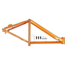 Lightakai Ersatzteiles Lightakai 17-Zoll Aluminiumlegierung Fahrradrahmen Fahrrad Rahmen Mountainbike Frame - Maximale Tragfähigkeit 176-264 lbs für Mountainbikes mit 26-Zoll-Rädern (Orange)