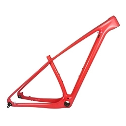 PPLAS Ersatzteiles PPLAS 29er MTB Carbon-Bike-Rahmen 135x9 QR oder 142x12 CO2-Mountainbike-Rahmen MTB-Fahrradrahmen (Color : Red Glossy, Size : 20 21 inch (185cm Above))
