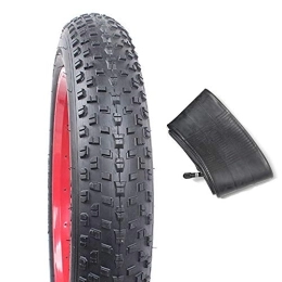 Eamecl Ersatzteiles Fahrradreifen, 26 × 4, 0, fette Reifen, Elektrofahrrad, Mountainbike, Drahtreifen, Fahrradzubehör (1 Reifen und 1 Schlauch)