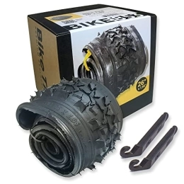 Eastern Bikes Ersatzteiles Fahrradreifen-set für Mountainbike-Reifen, 66 cm x 4, 95 cm, inkl. Werkzeug, mit oder ohne Schläuche, 1 oder 2 Packungen (1 Reifen und kein Schlauch)