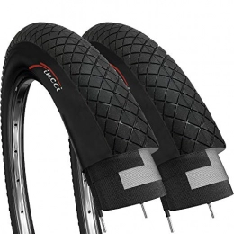 Fincci Ersatzteiles Fincci Paar 20 x 1, 95 Zoll 53-406 Reifen für BMX oder Kinder Fahrrad (2er Pack)