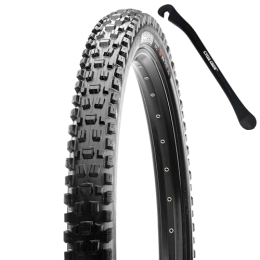 Maxxis Assegai WT 3C MaxxGrip Mountainbike-Reifen, 69,5 x 6,3 cm, mit DH Pannenschutz-Set mit Cycle Crew Reifenheber