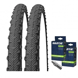 MITAS Mountainbike-Reifen Mitas Set: 2 x Winner Classic MTB Reifen SEMI-Slick 26x1.90 + 2 SCHLÄUCHE Dunlopventil