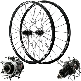 QIUNI Ersatzteiles QIUNI Mountain Wheels 26 Zoll 27, 5 Zoll, Downhill-Fahrrad-Schnellspanner-Radsatz, 24-Loch-Schnellspanner 8-12 Geschwindigkeiten Rennräder, Mountainbikes (Size : 29inch)