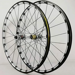 Xiami Ersatzteiles Xiami Barrel Welle Mountain Bike Wheel Set Gerade-Pull 24-Loch 4 Bearing Scheibenbremse 26" / 27.5" 3-Seiten-CNC-Aluminiumfelgen Titanium Carbon Drum (A Pair Wheels) (Color : Titanium, Size : 27.5")