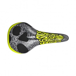 66sick Mountainbike-Sitzes 66sick Sattel Espacio Libre RIDERSOWNED RDO Manganese | 1258 | Farbe: Yellow | Breite: 144mm | Strebe: Manganese | Gewicht: 220g | One-Fits-All - MTB / Rennrad / Cyclecross / Fixie | Made In Italy